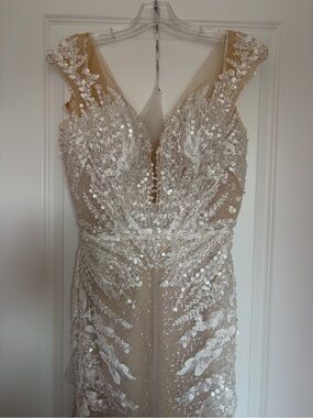 Beaded Wedding Dress - Brand NEW - Size 10